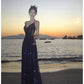 A Line Royal Blue Long Stunning Evening Gown Party Prom Dress       S7268