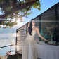 A Line White Long Stunning Evening Gown Party Prom Dress       S7275
