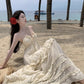 A Line White Long Stunning Evening Gown Party Prom Dress       S7272
