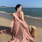 A Line Long Stunning Evening Gown Party Prom Dress       S7303