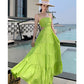 A Line Green Long Stunning Evening Gown Party Prom Dress       S7270