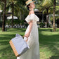 A Line White Long Stunning Evening Gown Party Prom Dress       S7273