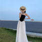 A Line Black Long Stunning Evening Gown Party Prom Dress S7310