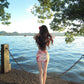 Sexy Slim Hip-hugging Suspender Dress Oil Painting Graffiti Butterfly Dress R0575