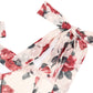 Floral suspender skirt 2025 new pure romantic slim rose dress R0019
