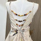 Jiangnan Heavy Industry New Chinese Backless Midi Skirt 2025 New Waisted Suspender Long Skirt R0068