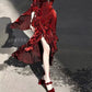 Red rose dress lolita fishtail skirt Lolita elegant goddess royal sister R1662