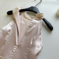 Gentle acetate satin rayon splicing commuter halter dress R2080