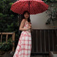 Pink plaid sleeveless dress beautiful age-reducing loose A-line vest dress R0585