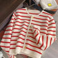 Women Sweaters O-neck Cardigan Fashion Long Sleeve Casual Short Tops    S2505