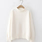 Simple round neck sweater long sleeve sweater     S2547