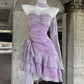 French style tube top dress summer runaway princess tutu dress R1650