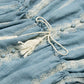 2025 new bohemian holiday dress blue v-neck embroidered beach maxi dress R0008