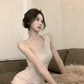 Sexy slim fit hip skirt with off-shoulder dress R0539