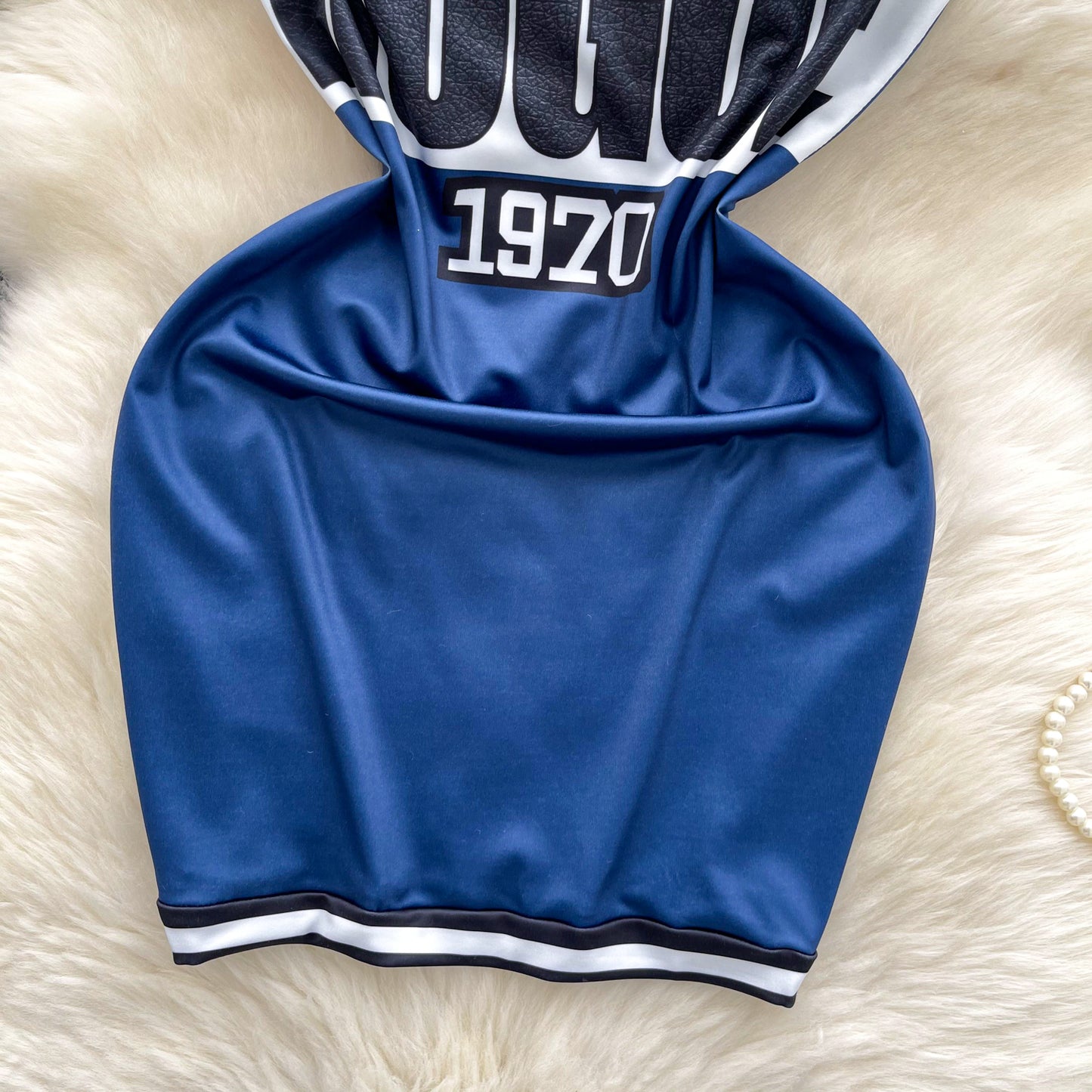 European and American style pure desire sexy letter print slim fit hip skirt hot girl short skirt R2207