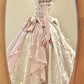 Pink lolita wedding birthday adult dress elegant and gorgeous puffy princess dress R1686