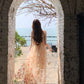 Beautiful small skirt loose A-line long skirt holiday style flower suspender dress R0693