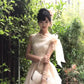 Gentle temperament lace off-shoulder dress beautiful waist small dress tutu skirt R0793