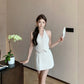 Chanel style suit top and skirt, casual and elegant two-piece suit R0881