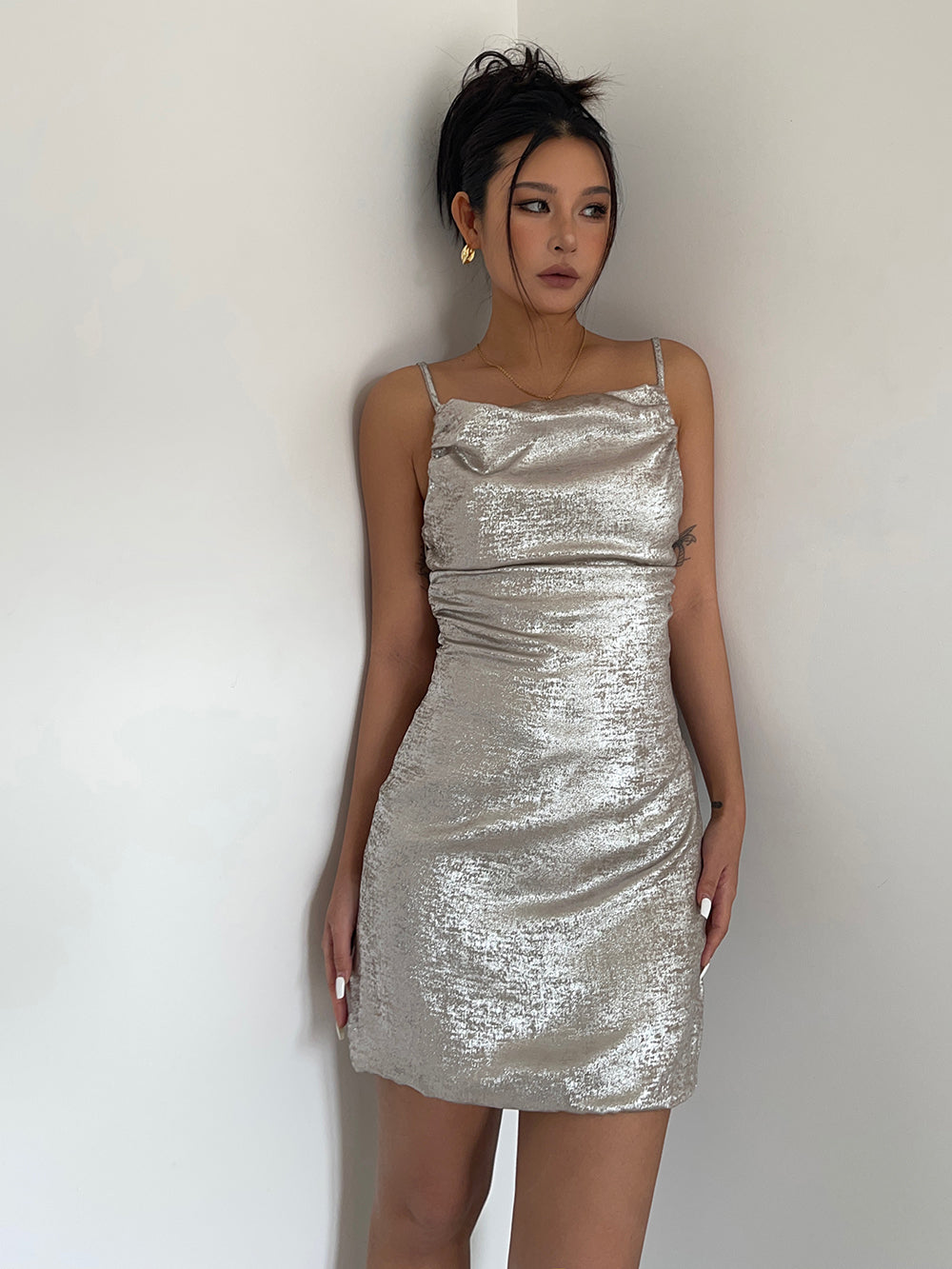 Flash suspender dress sexy hot girl evening holiday short skirt R3072