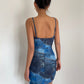 American style dopamine hot girl double layer high elastic hip skirt slim suspender skirt short skirt R3027