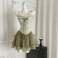 Princess Desire French Top Short Skirt Cardigan Set R2109
