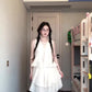Travel wear beautiful sleeveless vest irregular short skirt two-piece suit female 2025 R0838