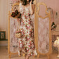 French retro romantic full print peony dress printed dress homecoming dress R5139