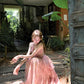 Holiday fairy floral dress beautiful summer long dress R3871