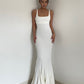 Sexy backless waisted hip dress hot girl slim fit show body holiday long dress R3076