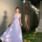 Retro niche design backless suspender dress seaside holiday outfit long dress R1459