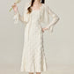Temperament gentle style white short cardigan with suspenders new sun protection shirt R1948