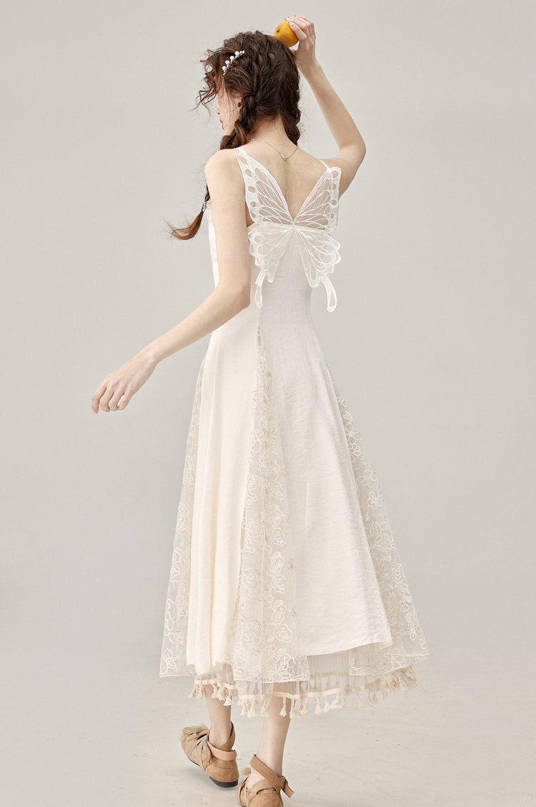 Beautiful and gentle apricot butterfly chiffon cardigan new versatile jacket R1967