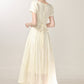 Temperament gentle style apricot dress 2025 new style this year's popular dress R1960