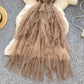 High-grade lace suspenders waist mesh puffy dress French style slim holiday long dress R2349