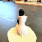 Elegant and decent skirt exquisite lace vest large swing skirt waist dress R0711