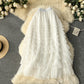 Fairy skirt high-grade mesh skirt 2025 new elastic waist slim cake skirt super fairy skirt R2201