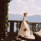 French design pastoral style printed slim fishbone corset dress homecoming dress R5163