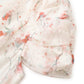 Begonia floral V-neck dress new French gentle puff sleeve temperament design long dress R0117