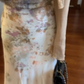 Floral suspender skirt gentle temperament beautiful waist slim hip skirt R0637