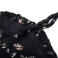 Dark pure desire niche irregular floral suspender hot girl dress R0020
