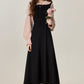 Temperament gentle style fake two-piece dress 2025 new women's dress R1939