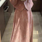 French gentle Chanel style suit skirt high-end suit jacket large swing skirt skirt two-piece suit R1638