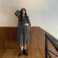 2025 new floral plus velvet dress bottoming skirt loose long skirt long skirt R1483
