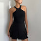 American retro college style a-line short skirt pants high waist pleated skirt short skirt summer R3074