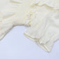 French bubble short sleeves one-shoulder dress retro sweet first love gentle long dress R0145