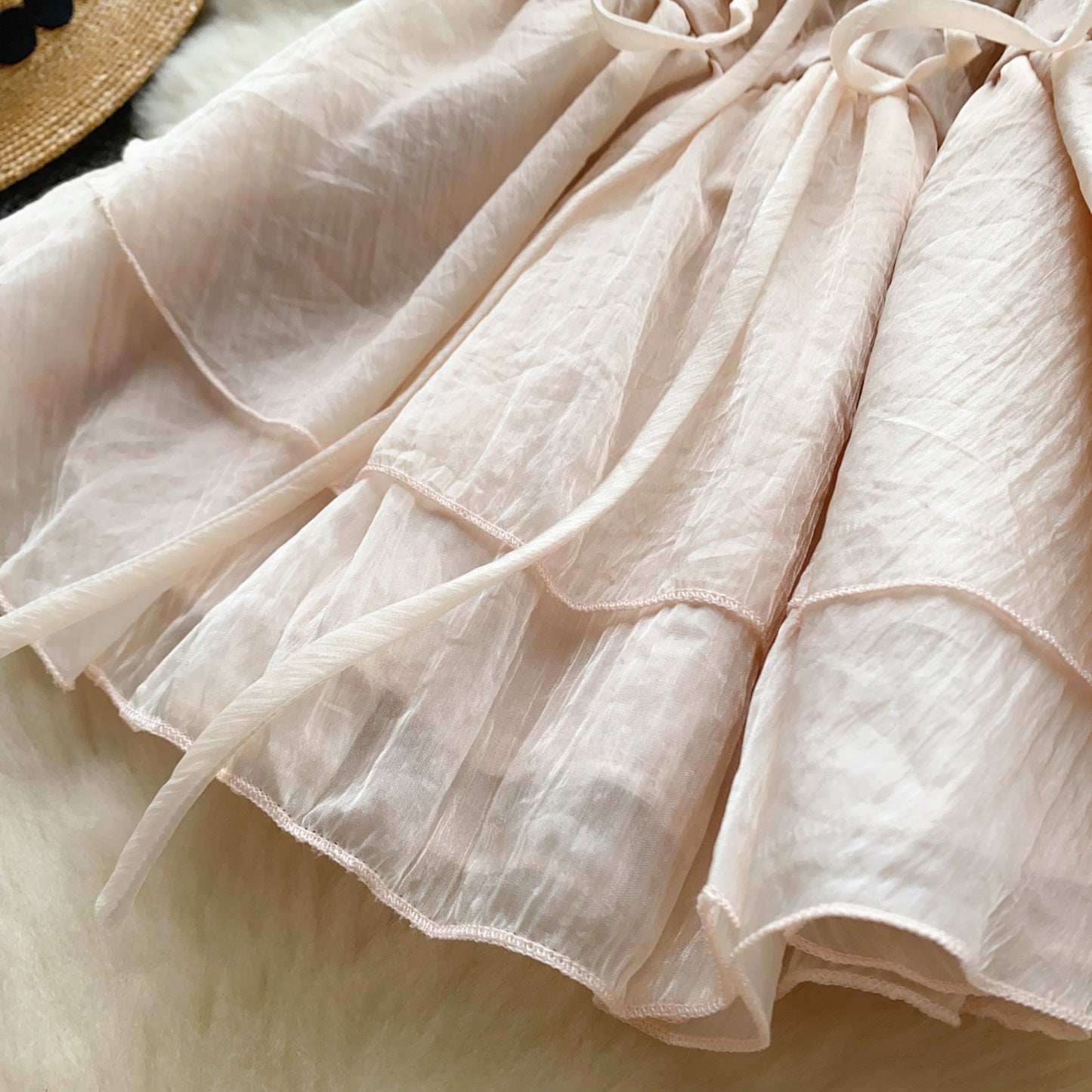 French style pure sexy hollow halter neck lace-up three-dimensional flower waist vest R2335