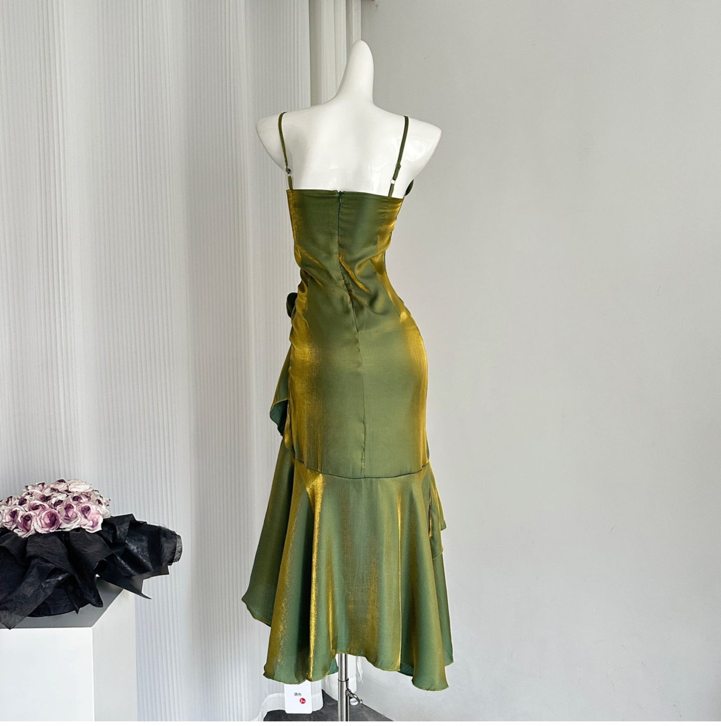 Dinner mermaid skirt high-end battle robe small dress suspender skirt new style R2124