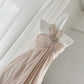 Holiday dress 2025 new style pink halter neck long dress R2071