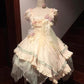 Date battle suit wandering style lolita skirt Lolita JSK dress heavy work R1673